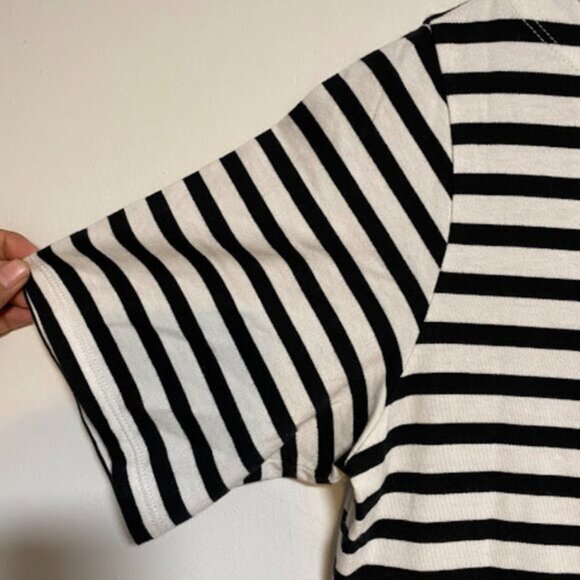 Uniqlo x Marni Striped Boat Neck Women's T-Shirt Dress Size M - Picture 8 of 10